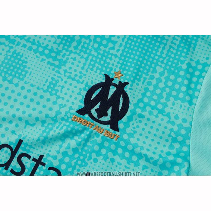 Tracksuit Olympique Marseille Short Sleeve 2025-2026 Green - Shorts